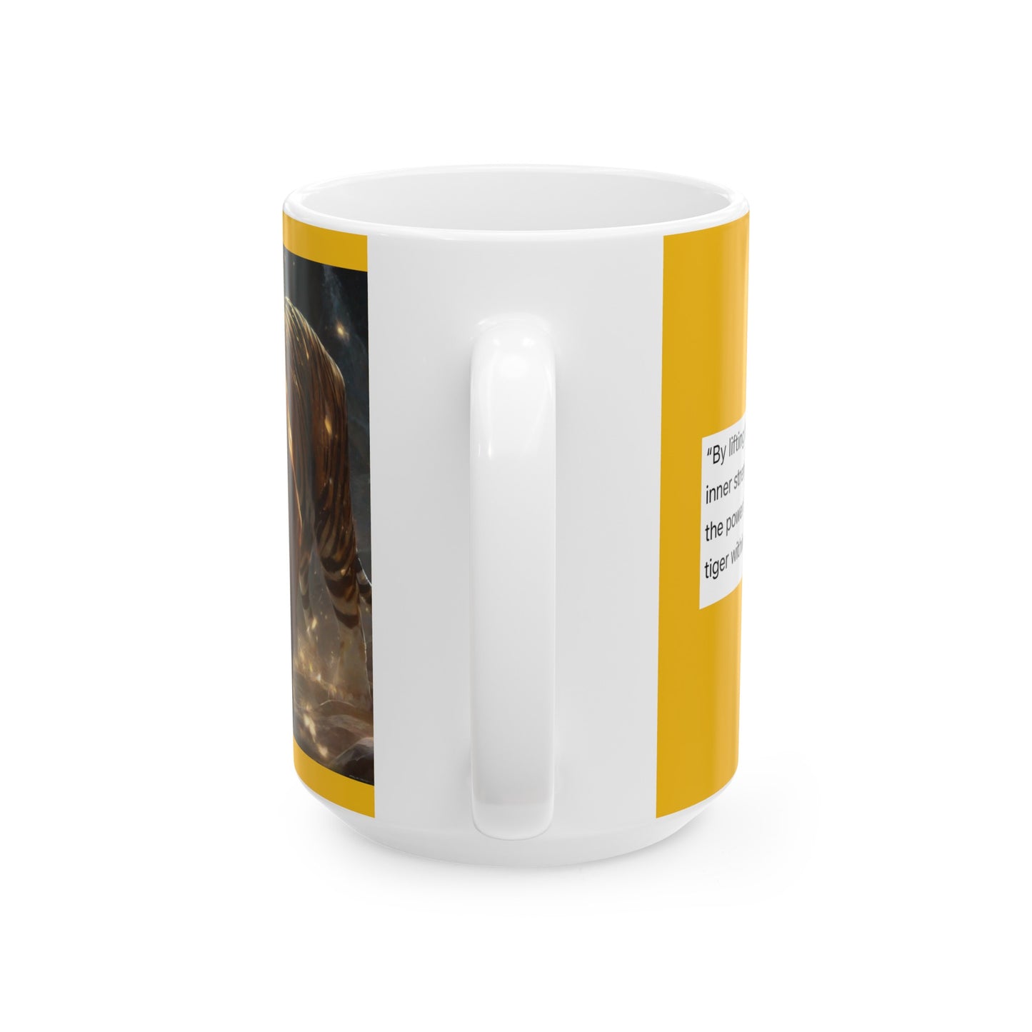 Coffee Mug, (11oz, 15oz) “Untamed Tiger”